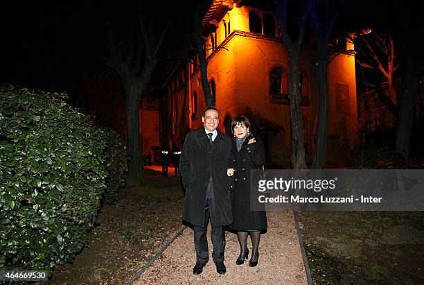 Ernesto Paolillo attends during the Preview Screening of 'Zanetti Story' on February 27, 2015 in Milan, Italy.