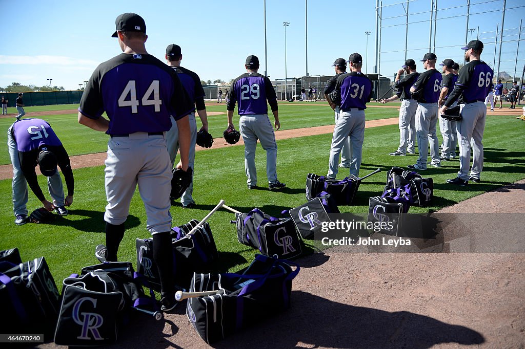 Colorado Rockies spring training in Scottsdale