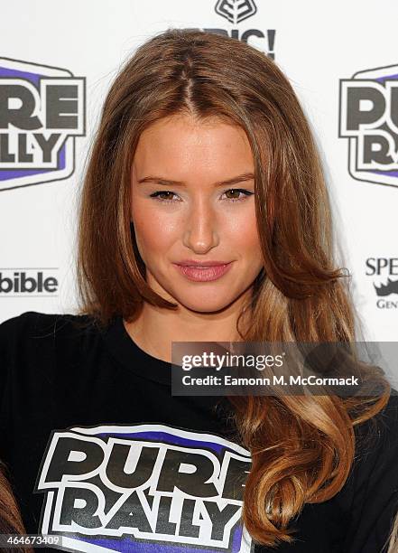 Danica Thrall attends the launch of the new 2014 Super Car Rally at Millennium Mayfair Hotel on January 23, 2014 in London, England.