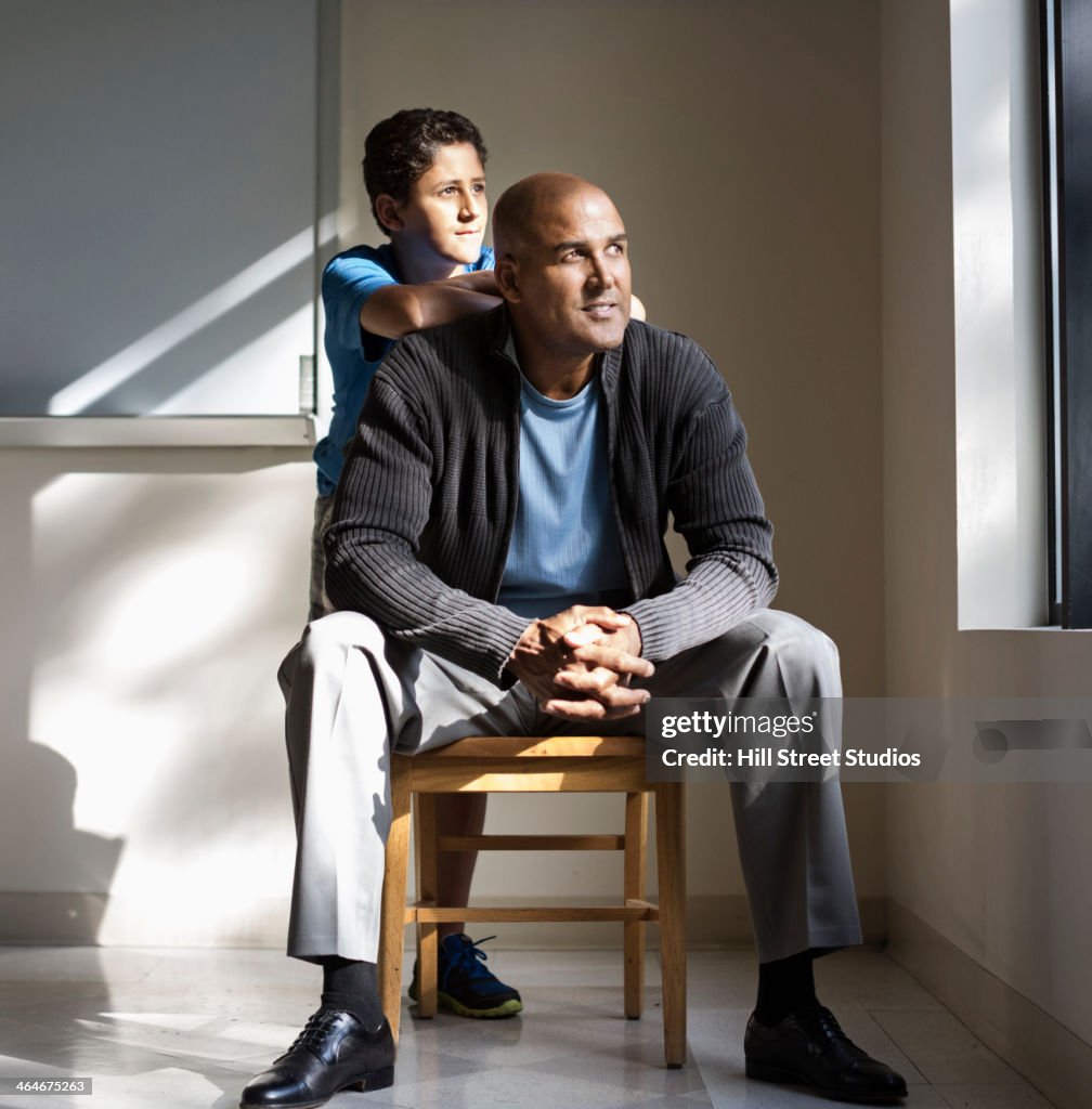 Teacher and student in classroom