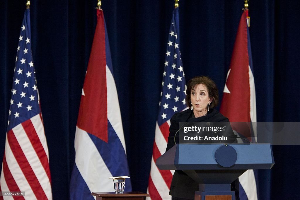 US and Cuban Delegations Press Conference