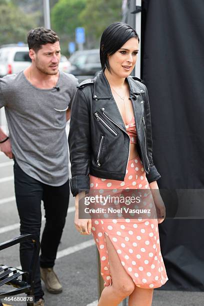 Royce Rumer 42 Rumer Willis And Prince Royce On Extra Stock Photos, High-Res ...