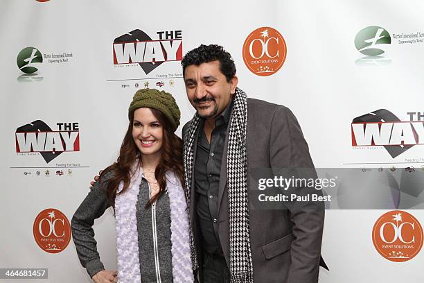 Actress Breann Johnson and a guest attend Eco Hideaway PARK CITY - 2014 Park City on January 20, 2014 in Park City, Utah.