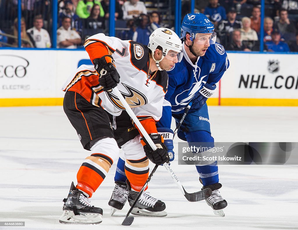 Anaheim Ducks v Tampa Bay Lightning