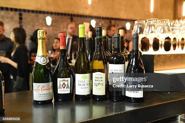 General view of atmosphere during a celebration of The New SAVEUR at Chef George Mendes soon-to-be opened Lupulo Restaurant on February 26, 2015 in...