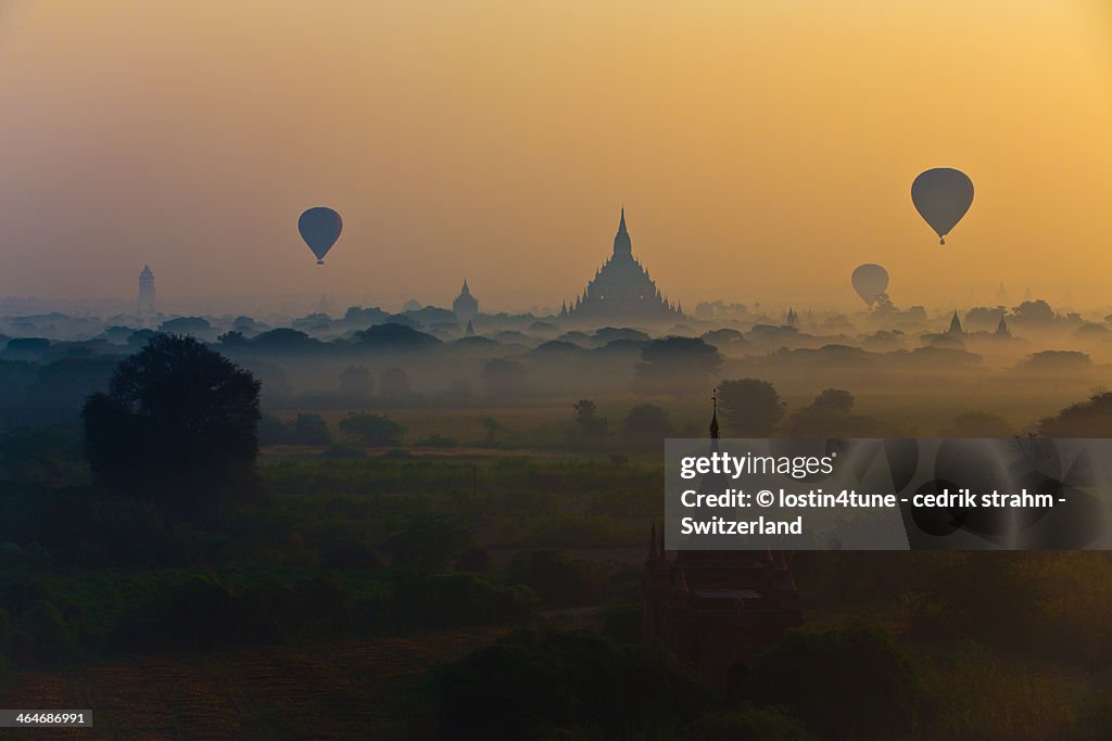 Sunrise over Bagan