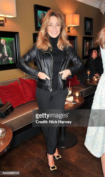 Jeanne Marine attends the Madderson London Spring/Summer 2014 womenswear collection launch party at Beaufort House on January 23, 2014 in London,...
