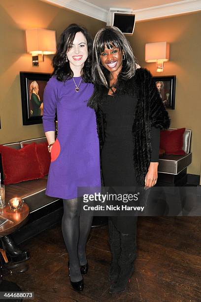 Sally Humphreys:June Sarpong attend the Madderson London Spring/Summer 2014 womenswear collection launch party at Beaufort House on January 23, 2014...