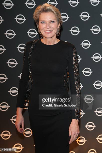 Stephanie von Pfuel attends the presentation and vernissage of the calender "THE ADAM BY BRYAN ADAMS" for Opel at Haus der Kunst on January 23, 2014...