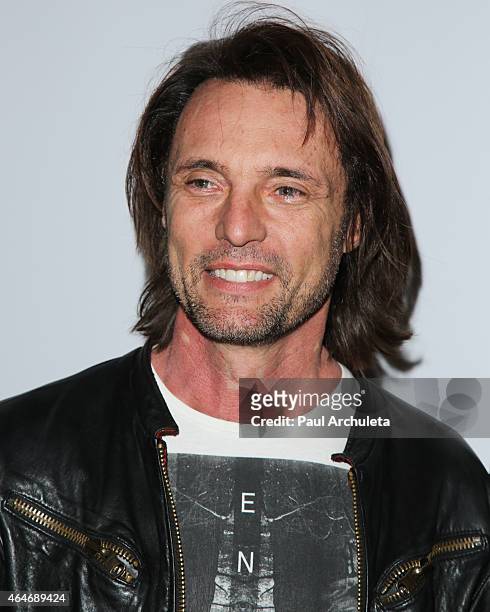 Actor James Wilder attends the "White Rabbit" premiere at The Laemmle Music Hall on February 13, 2015 in Beverly Hills, California.