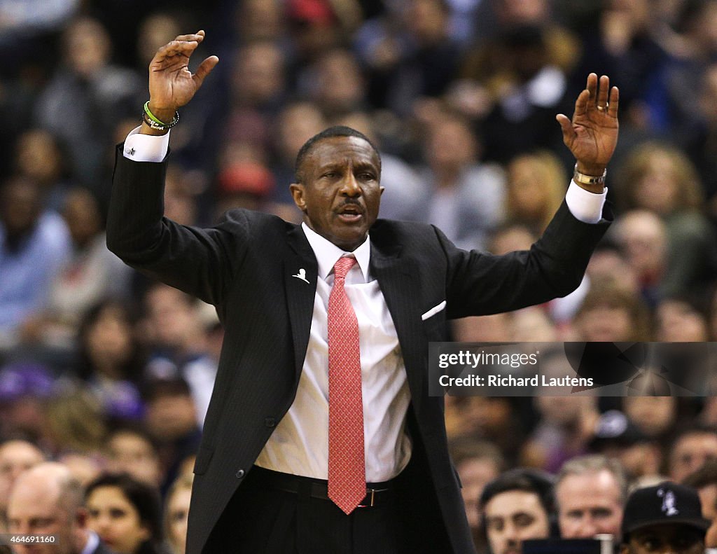 The Toronto Raptors took on the Golden State Warriors at the ACC