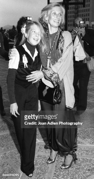 Actress Cloris Leachman and her daughter Dinah attend the 30th Annual Emmy Awards on September 17, 1978 at the Pasadena Civic Auditorium in Pasadena,...