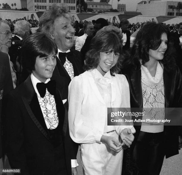 Actress Kristy McNichol and family attend the 30th Annual Emmy Awards on September 17, 1978 at the Pasadena Civic Auditorium in Pasadena, California.