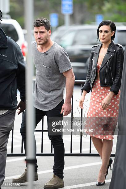 Royce Rumer Val Chmerkovskiy and Rumer Willis visit