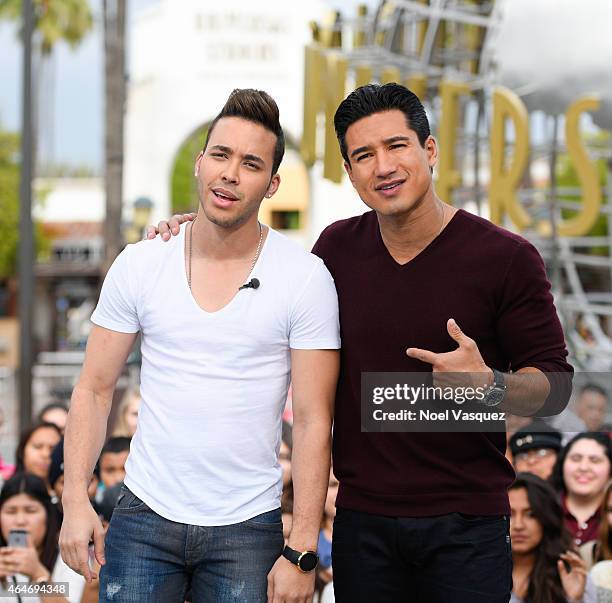 Royce Rumer 42 Rumer Willis And Prince Royce On Extra Stock Photos, High-Res ...