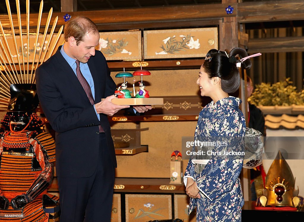 The Duke Of Cambridge Visits Japan - Day 3