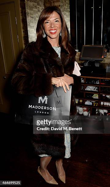 Heather Kerzner attends the Madderson London Spring/Summer womenswear collection launch at Beaufort House on January 23, 2014 in London, England.