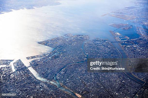 airborne imagery - 東京湾 ストックフォトと画像