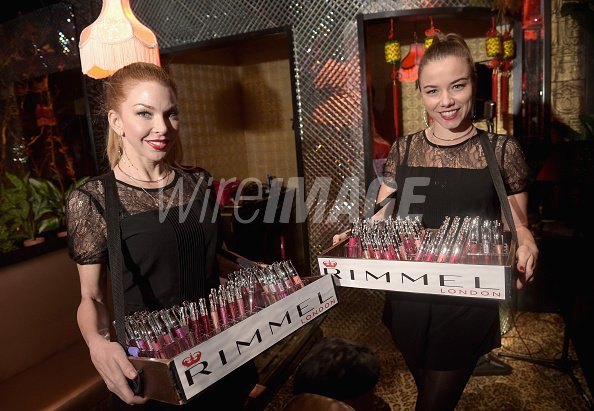 Rimmel London products on display...