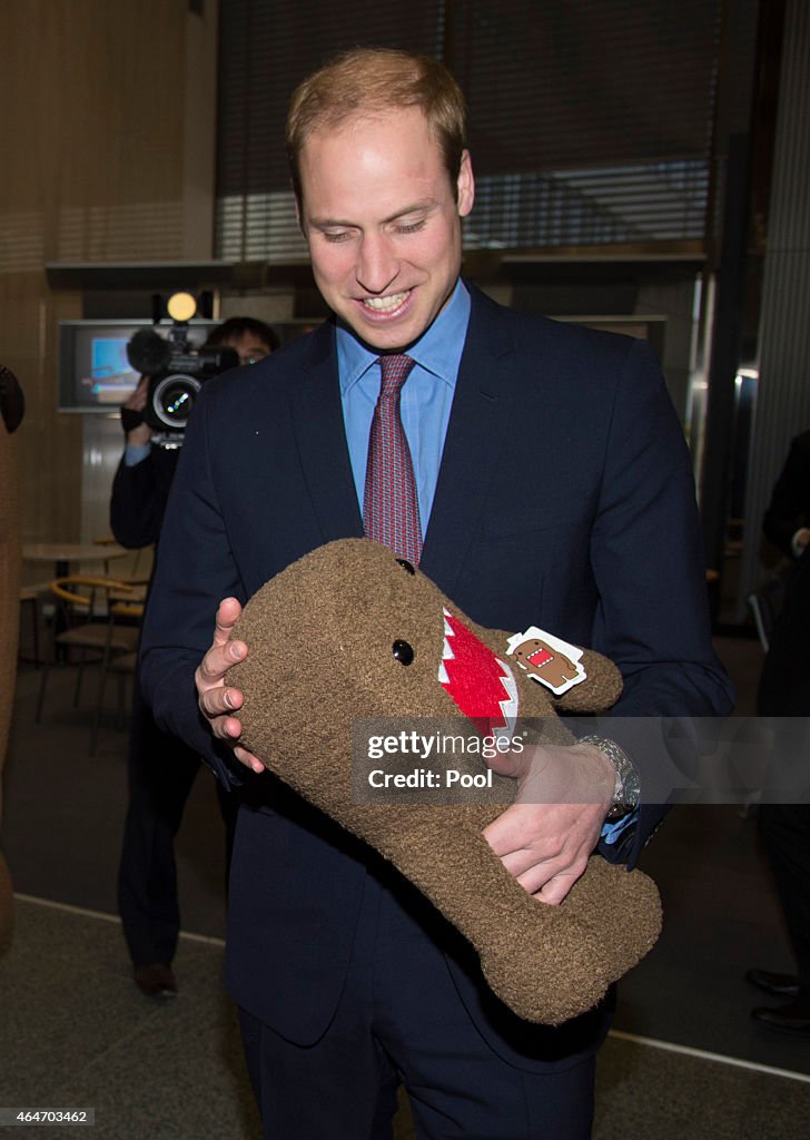 The Duke Of Cambridge Visits Japan - Day 3