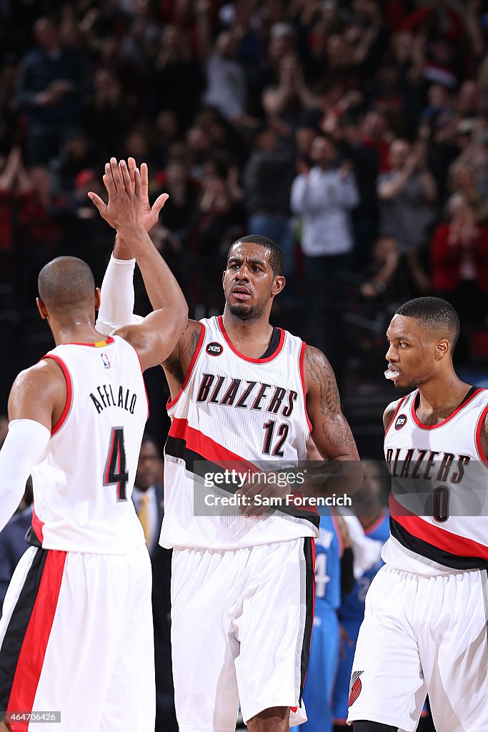 Oklahoma City Thunder v Portland Trail Blazers