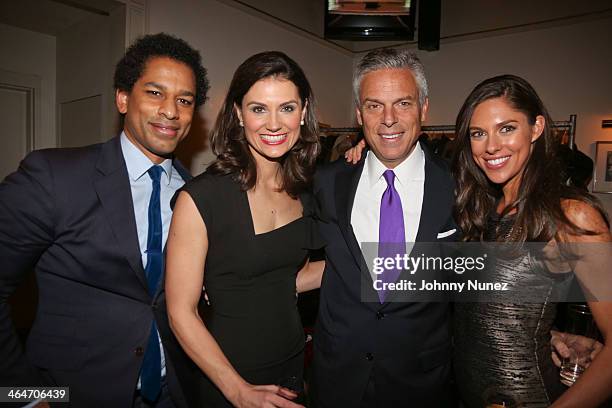 Toure, Krystal Ball, Jon Huntsman Jr. And Abby Hunstman attend at Carnegie Hall on January 23, 2014 in New York City.