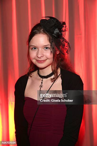 Mia Sophie Wellenbrink during the Goldene Kamera 2015 reception on February 27, 2015 in Hamburg, Germany.