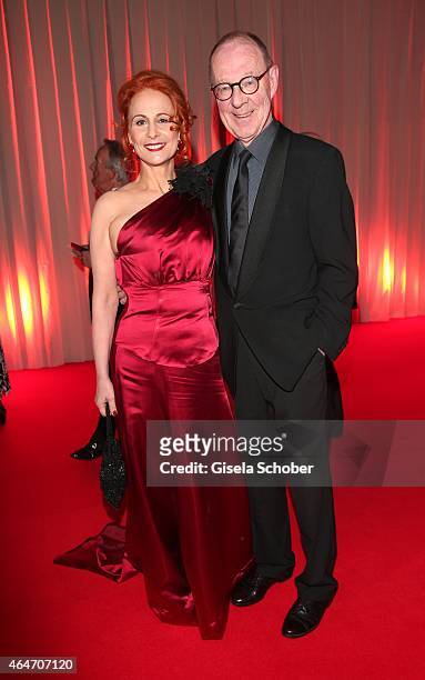 Hans-Peter Korff and his wife Christiane Leuchtmann during the Goldene Kamera 2015 reception on February 27, 2015 in Hamburg, Germany.