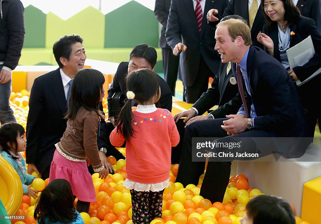 The Duke Of Cambridge Visits Japan - Day 3
