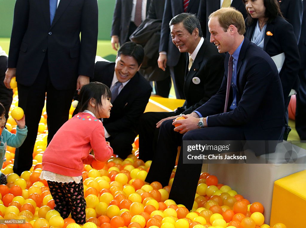 The Duke Of Cambridge Visits Japan - Day 3