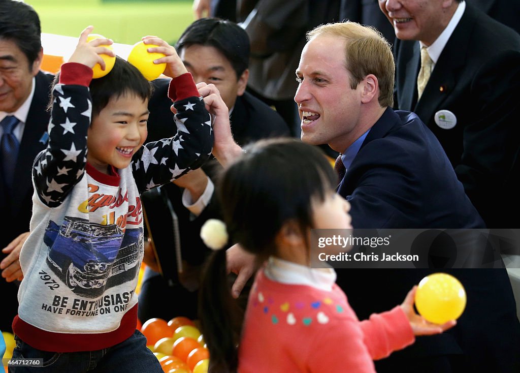 The Duke Of Cambridge Visits Japan - Day 3