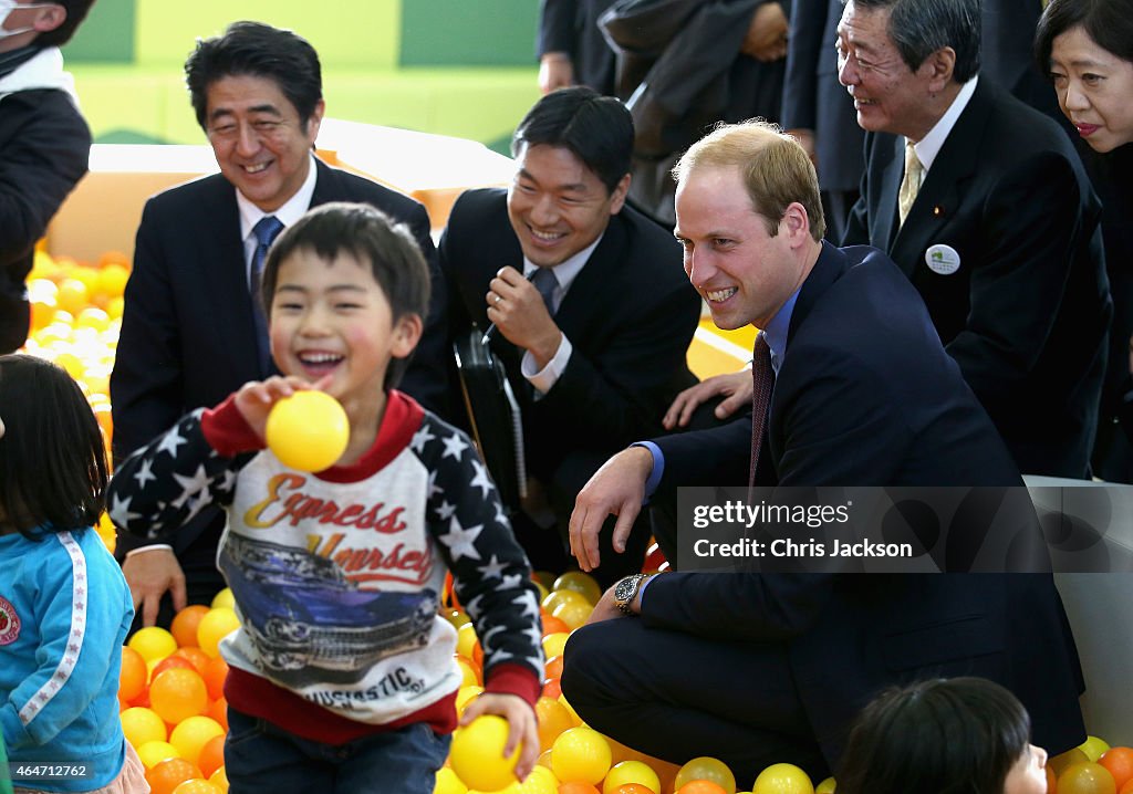 The Duke Of Cambridge Visits Japan - Day 3