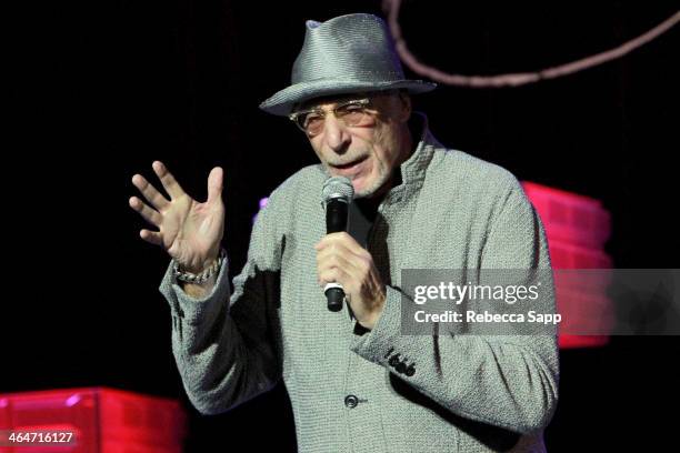 Songwriter Jeff Barry speaks at "A Song Is Born" the 16th Annual GRAMMY Foundation Legacy Concert held at the Wilshire Ebell Theater on January 23,...