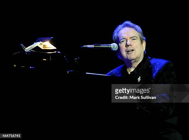 Singer-songwriter Jimmy Webb performs at "A Song Is Born" the 16th Annual GRAMMY Foundation Legacy Concert held at the Wilshire Ebell Theater on...