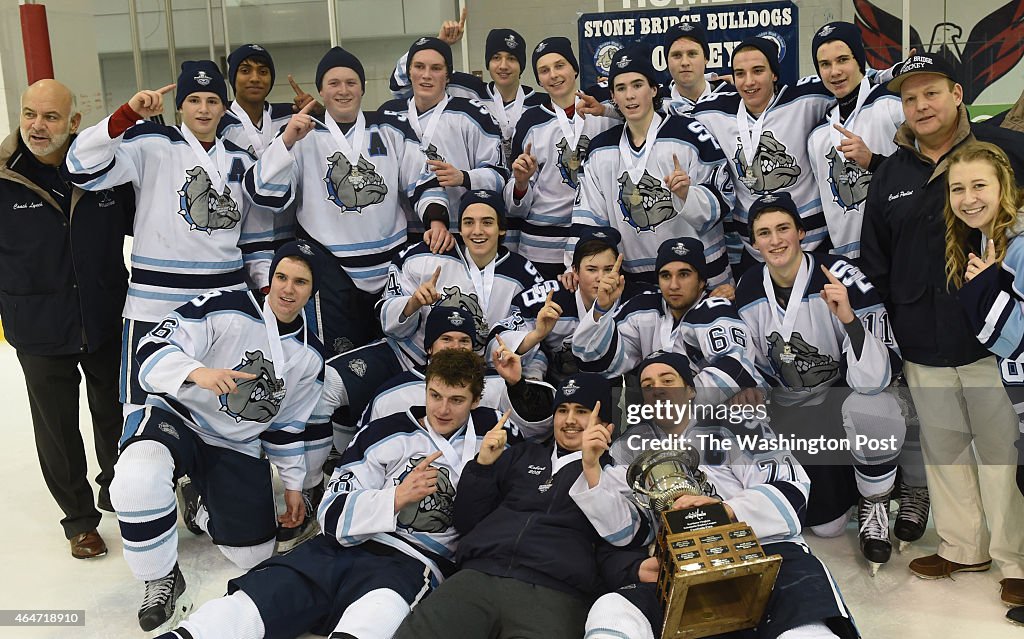 Northern Virginia Scholastic Hockey League championship: Bishop  O"Connell vs. Stone Bridge