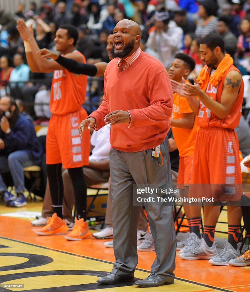 Wilson plays Anacostia in the girls DCIAA basketball tournament finals