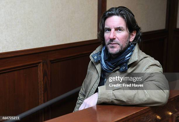 Musician Brett James poses on day 7 of the ASCAP Music Cafe at the Sundance ASCAP Music Cafe during the 2014 Sundance Film Festival on January 23,...