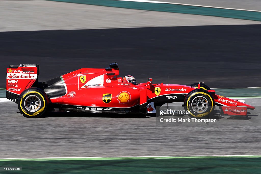 F1 Testing In Barcelona - Day Three