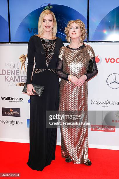 Judith Richter and Beatrice Richter attend the Goldene Kamera 2015 on February 27, 2015 in Hamburg, Germany.