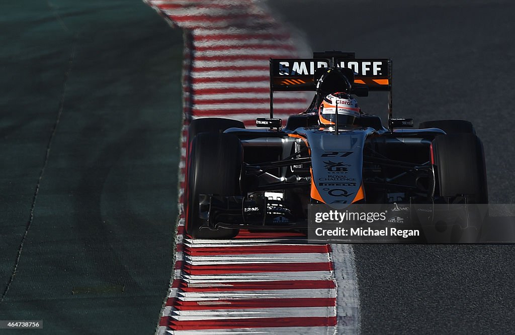 F1 Testing In Barcelona - Day Three