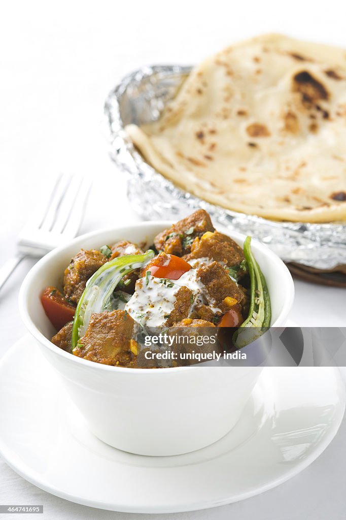 Jimikand Ki Sabzi With Reshmi Parathas