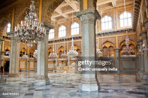 Interior Of A Palace Chowmahalla Palace Hyderabad Andhra Pradesh India ...