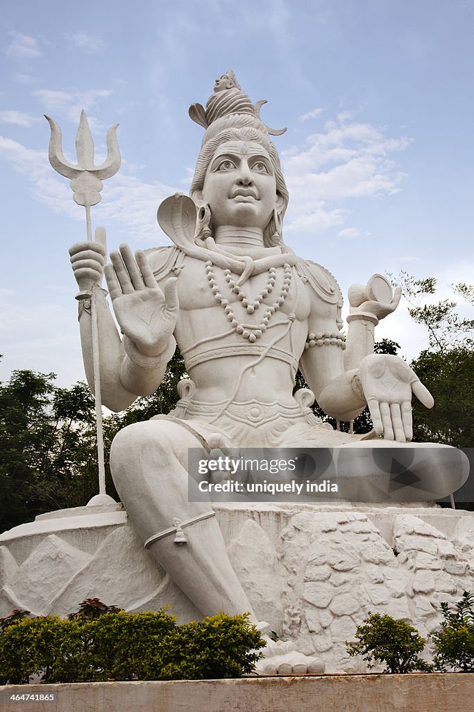 Statue of Lord Shiva, Kailasagiri Park, Visakhapatnam, Andhra Pradesh, India