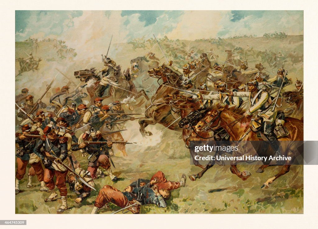 Cuirassier Attack (bredow'sche Cavalry Brigade) Near Vionville-mars-la-tour