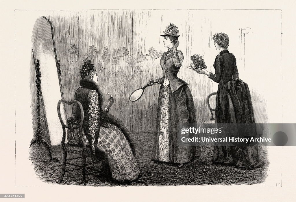 The Milliners At The Milliner's, Engraving 1890 . News Photo - Getty Images