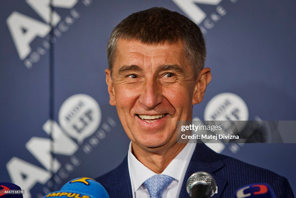 Andrej Babis Was Re-elected ANO Movement Leader