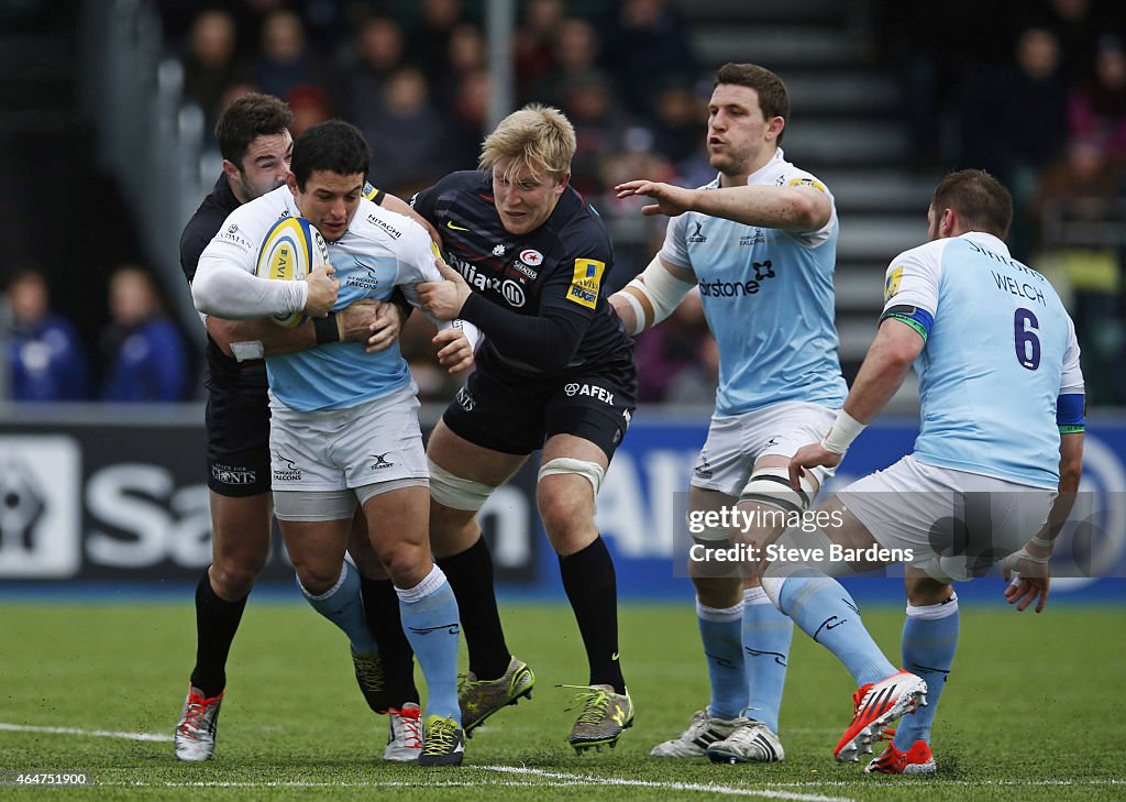 Saracens v Newcastle Falcons - Aviva Premiership