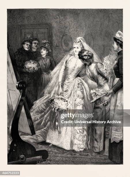 The Supreme Moment, Engraving 1890, Engraved Image, History, Arkheia, Illustrative Technique, Engravement, Engraving, Victorian, Arts, Culture, 19th...