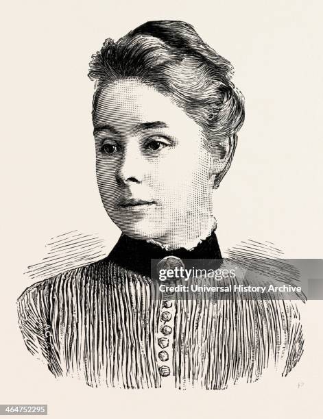 Miss Philippa Fawcett, Above The Senior Wrangler, Engraving 1890, UK, U.k., Britain, British, Europe, United Kingdom, Great Britain, European,...