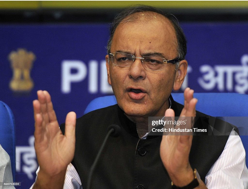 Union Finance Minister Arun Jaitley Speaks At Post-Budget Press Conference